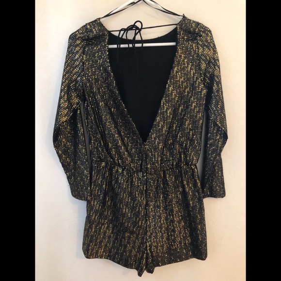 Metallic sequined Zara romper - Picture 2 of 5